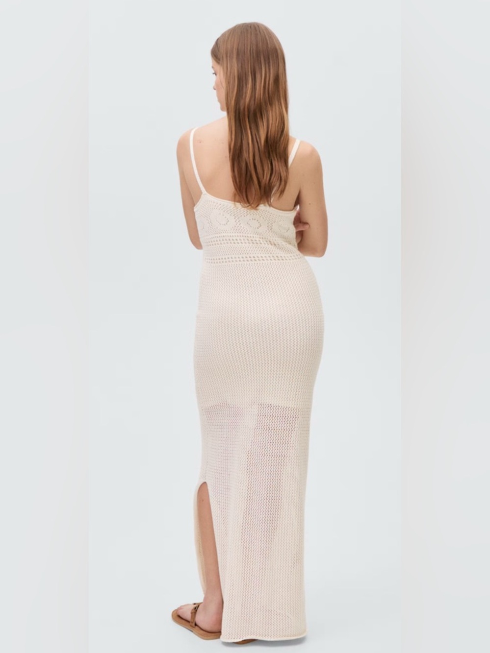 Mango CROCHET LONG DRESS - Picture 7 of 7